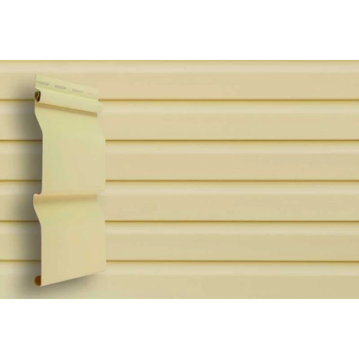 Виниловый сайдинг двухслойный Grand Line D4 Ваниль 3,66