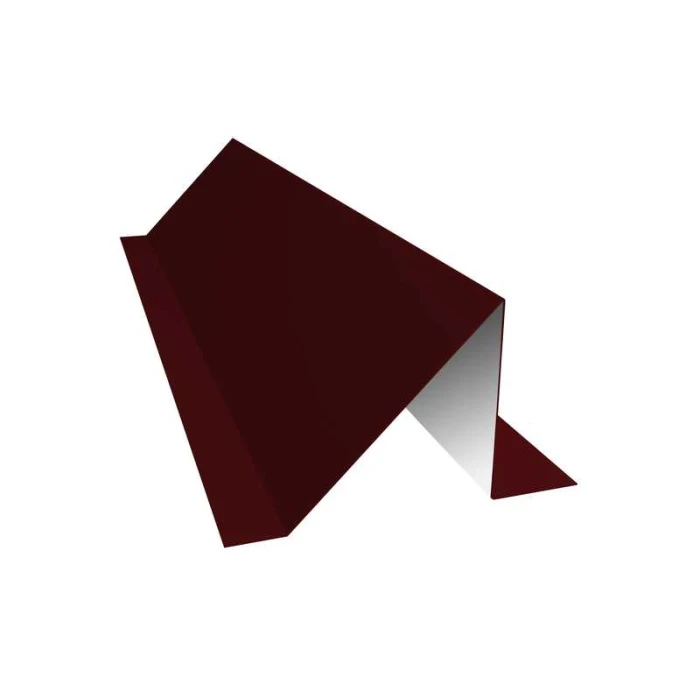 Планка снегозадержания 0,4 PE с пленкой RAL 3005 красное вино